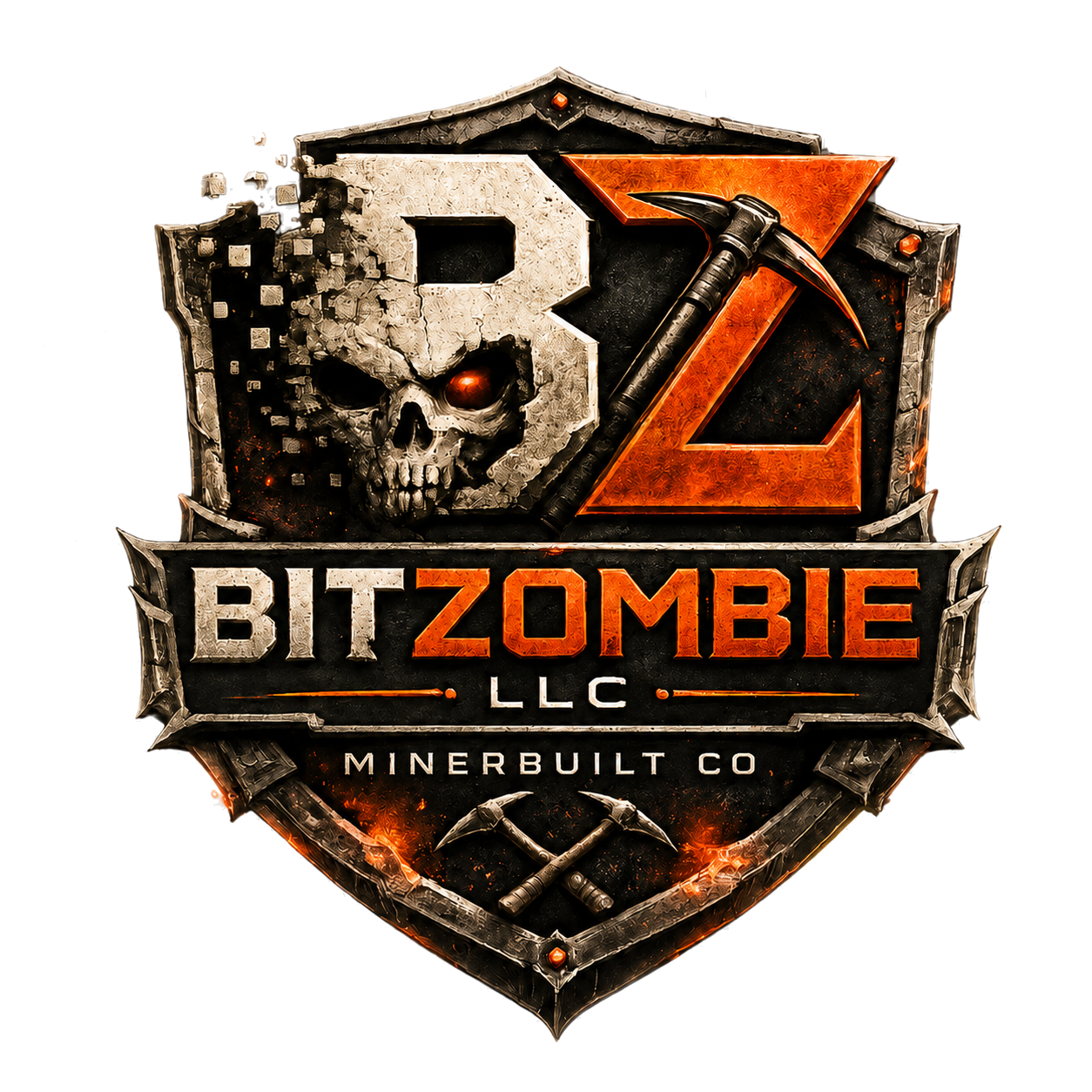 Bitzombie LLC Minerbuilt Co logo